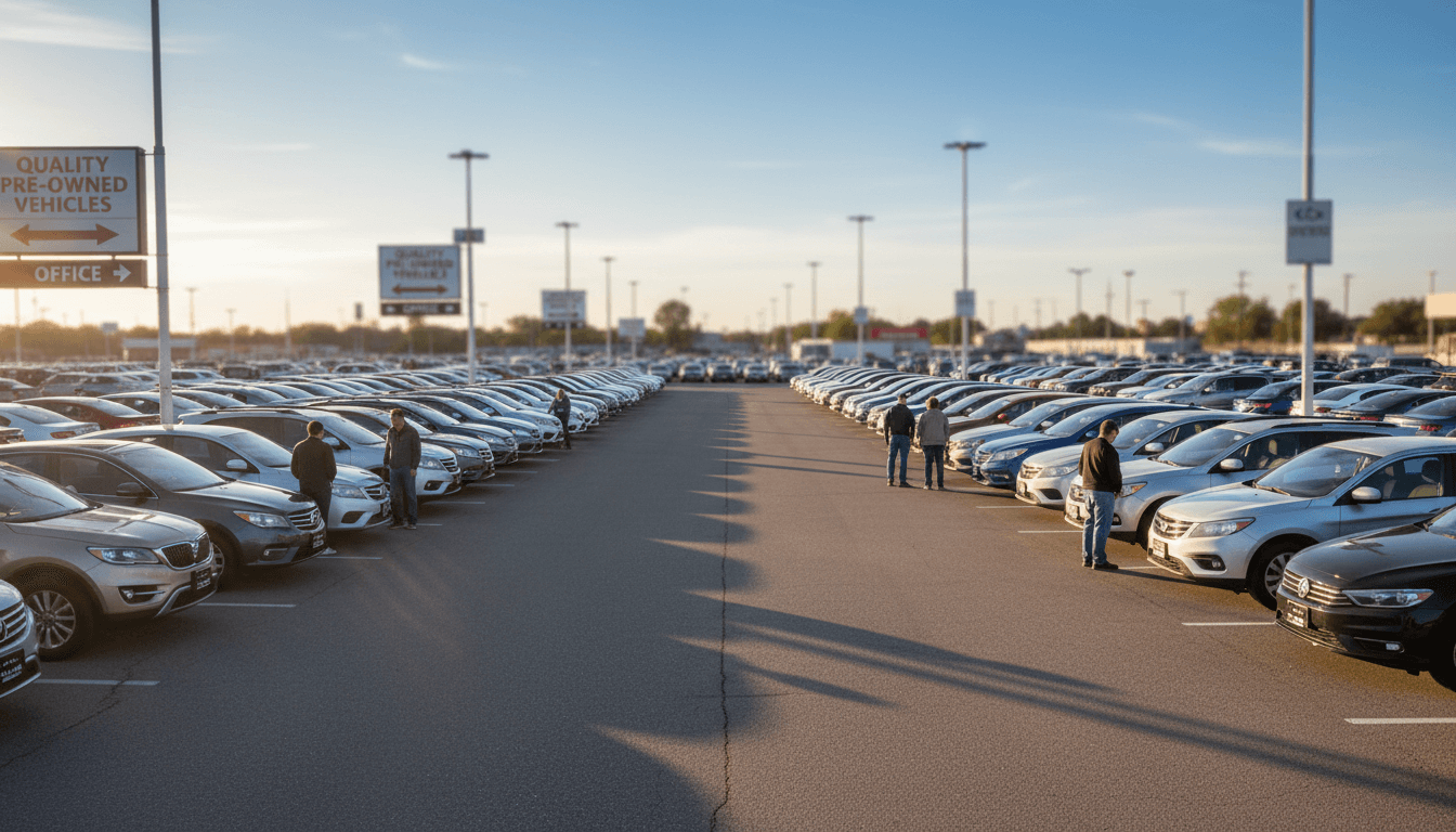 Dealership lot